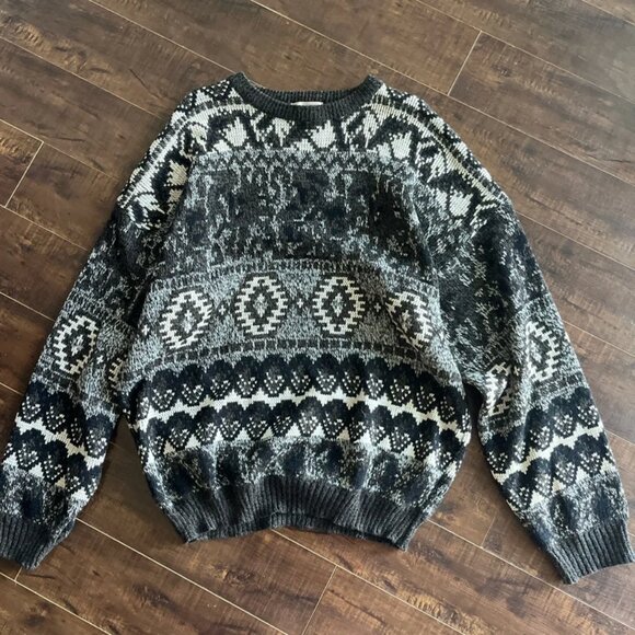 Vintage 90s Oversized fall sweater - Picture 1 of 3